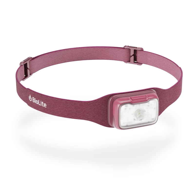 Biolite Headlamp Range 300 Purple USB C Rapid 8min Recharge 1hr Light IP67 - Image 1