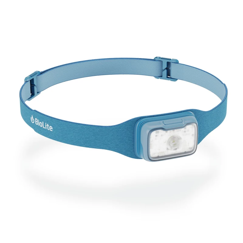 Biolite Headlamp Range 300 Blue USB C Rapid 8min Recharge 1hr Light IP67