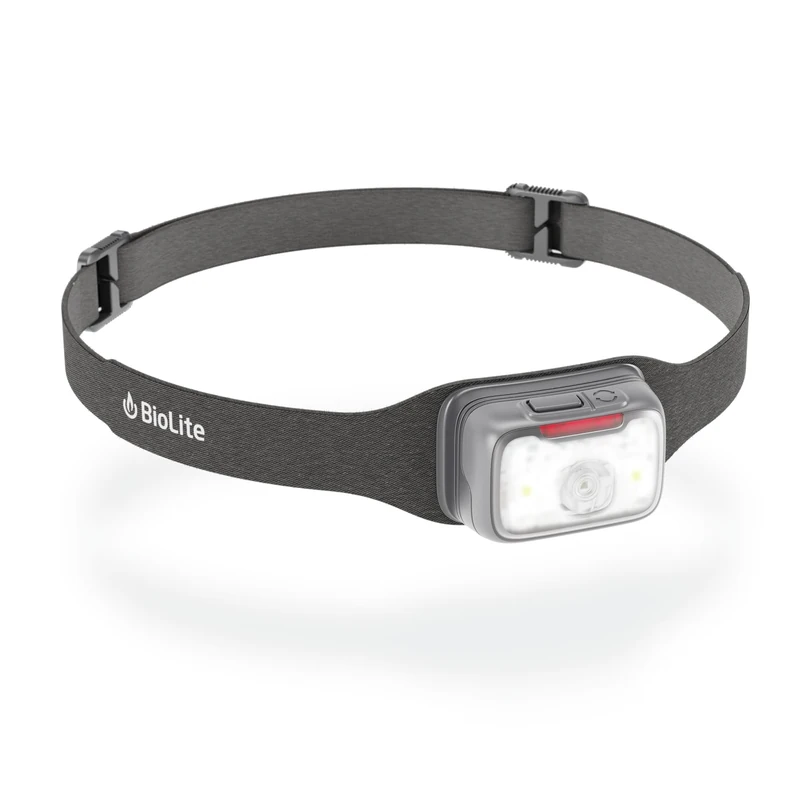 Biolite Headlamp Range 500 Black USB C Rapid 8min Recharge 1hr Light IP67