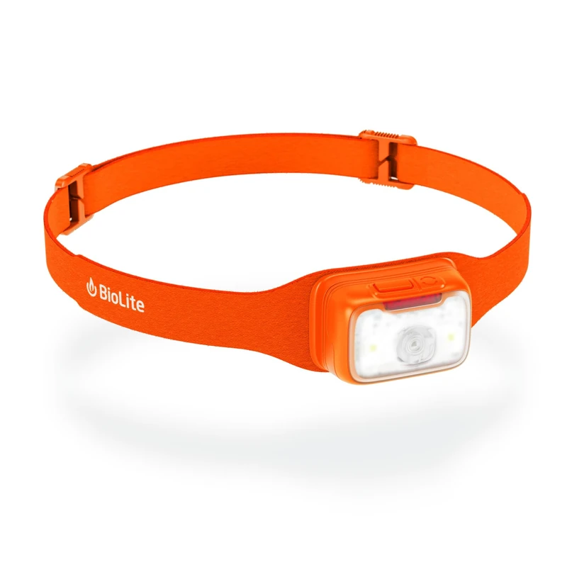 Biolite Headlamp Range 500 Red USB C Rapid 8min Recharge 1hr Light IP69