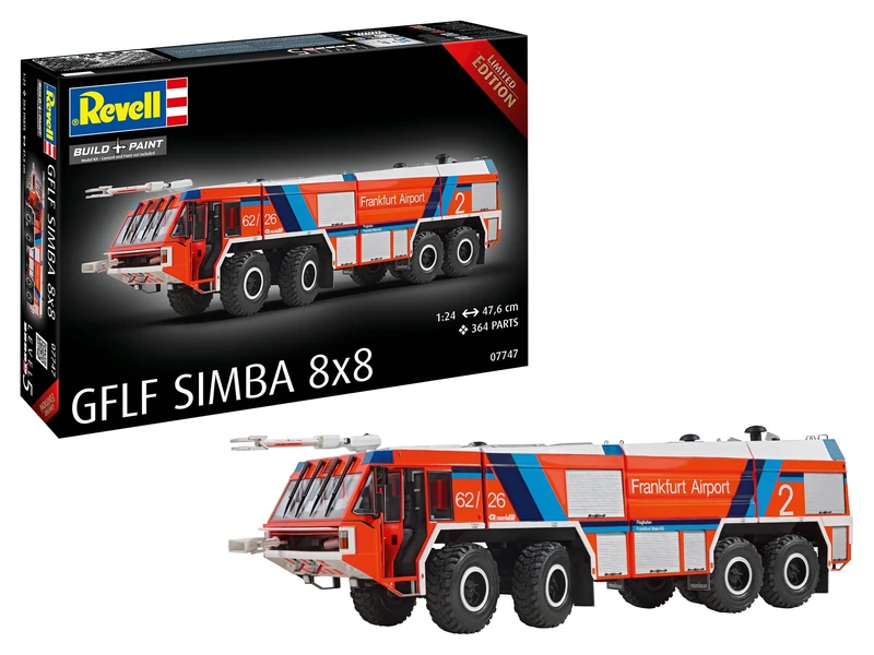 Revell 07747 GFLF Simba 8x8 (Limited Edition) 1:24 Scale - Unbuilt/Unpainted Plastic Model Kit
