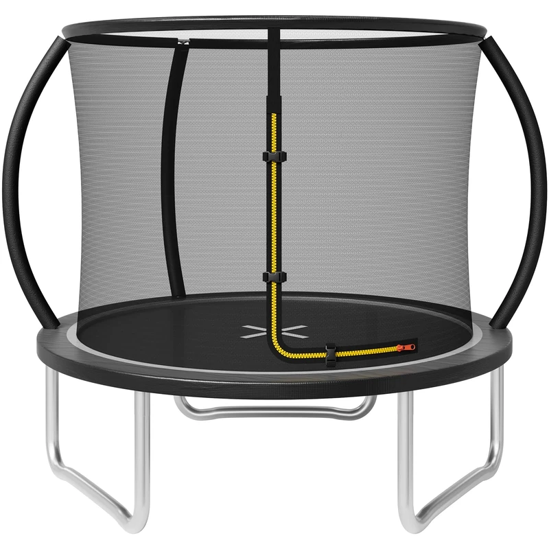 JUMMICO 183/220/290/360CM Trampoline Outdoor with Safety Enclosure Net - Complete Outdoor Garden Trampoline for Kids & Adults Spring Tool Home Fitness Family Play Equipment