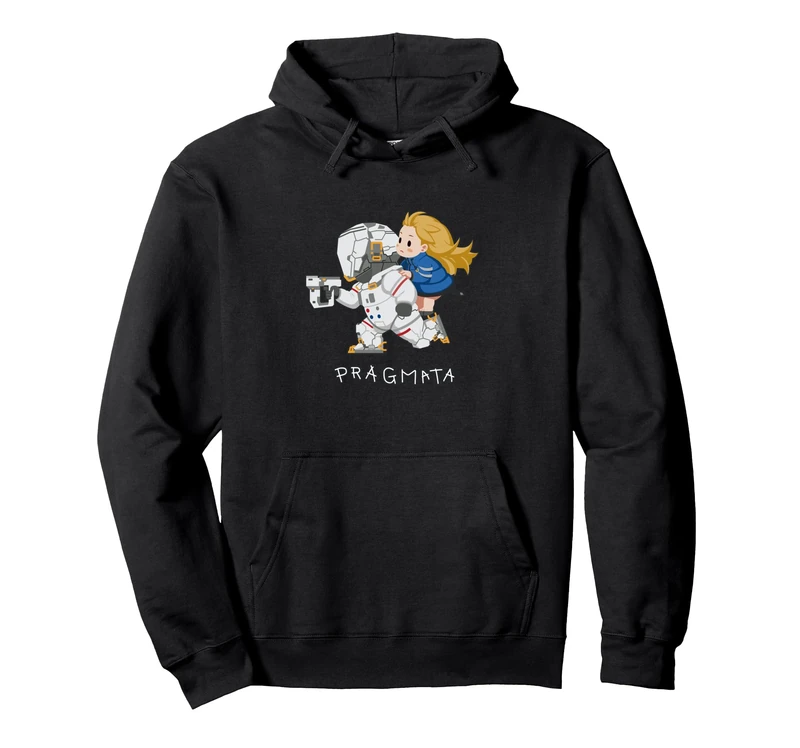 PRAGMATA Hugh & Diana Run! FP Pullover Hoodie
