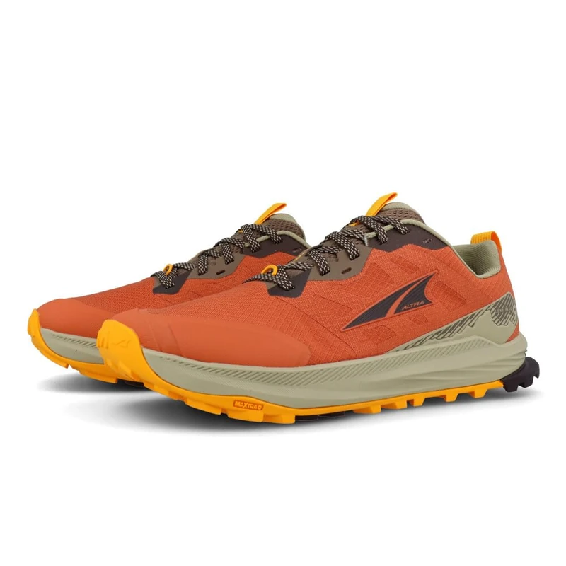 ALTRA Men's AL0A85PG Lone Peak 9 Trail Running Shoe, Gray/Orange