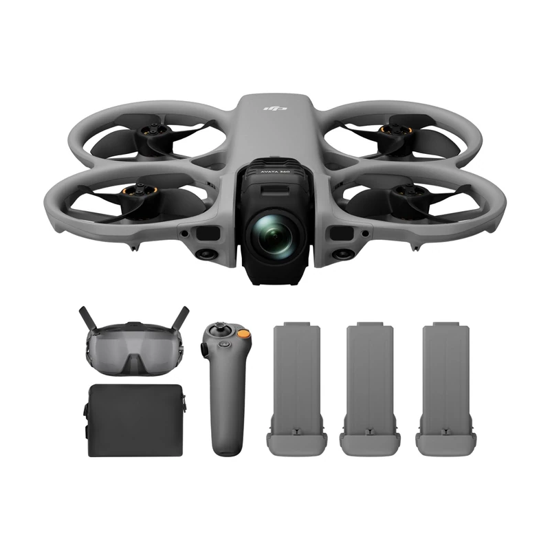 DJI Avata 360 Motion Fly More Combo, 360° Drone With 1-Inch 8K 360° Imaging, 360° Camera Drone With Propeller Guard. Includes Goggles N3 and RC Motion 3 for Intuitive Motion Control and Easy ACRO.