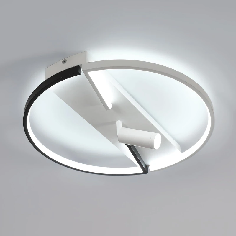 Goeco Rund LED Ceiling Light, 42W LED Ceiling Light 6500K Modern Aluminium Ceiling Lights for Living Room, Bedroom, Home Office - Image 1