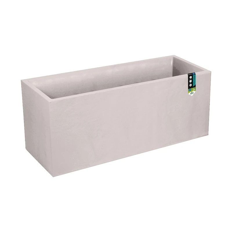 EDA Volcania 98L Planter - Beige Limestone Stone Decor
