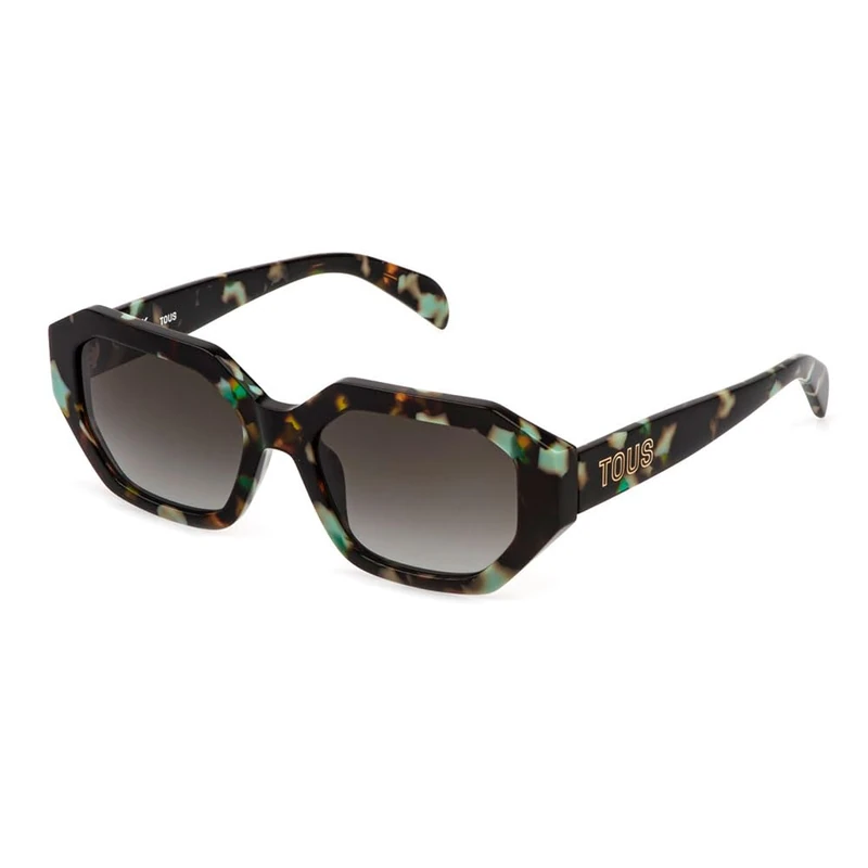 Tous, Soil gafas (STOD51), color: SHINY GREEN HAVANA (SMOKE GRADIENT), 54/18/140, (Female) - Image 1