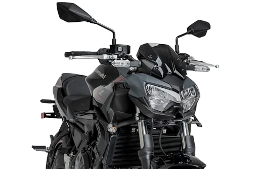 Puig 22472N D12 aerodynamic dual-wing winglets designed to increase stability, downforce, control and performance with advanced manufacturing and easy installation without drilling, Black