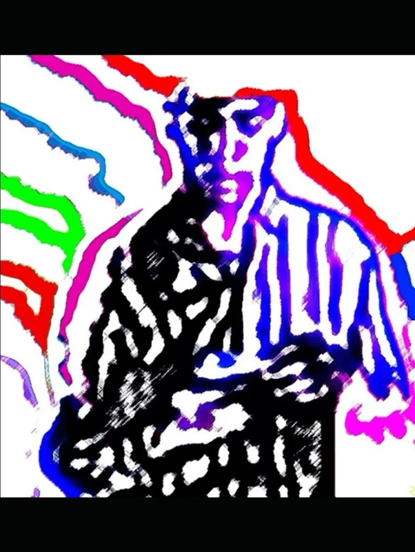 JEAN MICHEL BASQUIAT GENIUS AT PLAY - PERFORMACE ART 465 ORIGINAL IMAGES