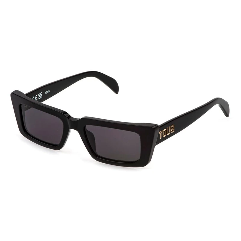 Tous, Floor gafas (STOD50), color: SHINY BLACK (SMOKE), 52/19/140, (Female)