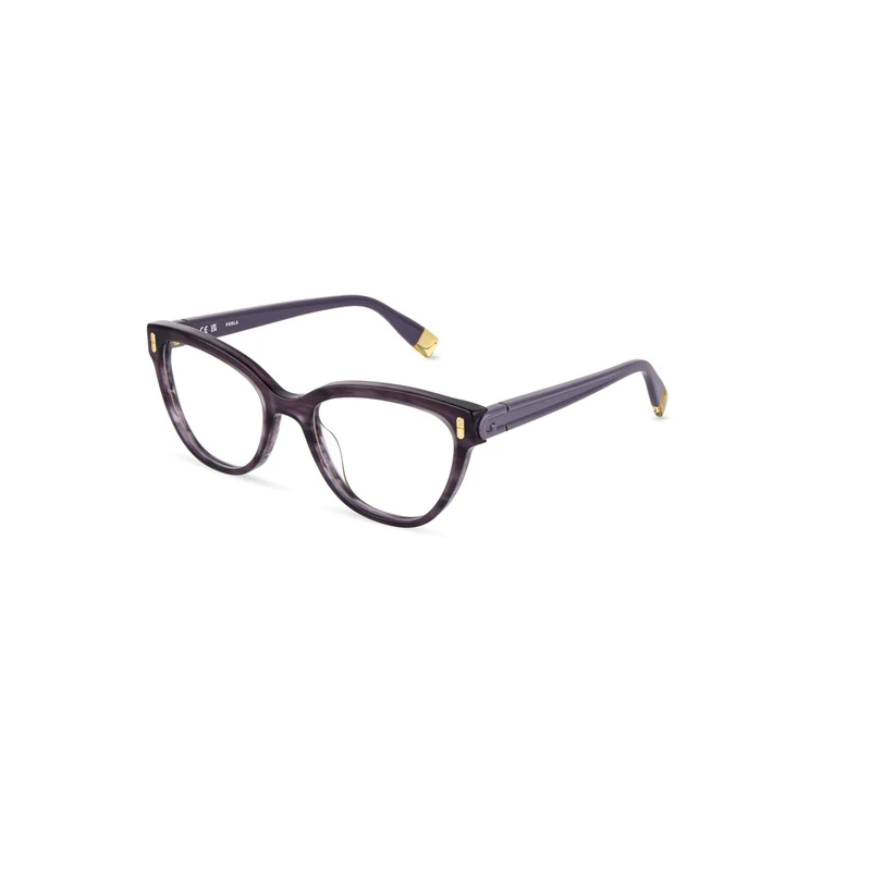 Furla, gafas de vista (VFUA96), colour: shiny striped opal grey, 53/19/140, (female)