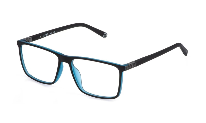 Fila, gafas de vista (VFID14), colour: black + blue, 56/15/145, (male) - Image 1