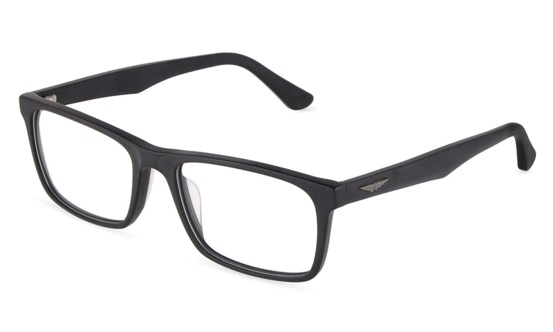 Police, eyeglasses (VPLN16), color: MATT/SANDBLASTED BLACK, 53/17/145, (Male)
