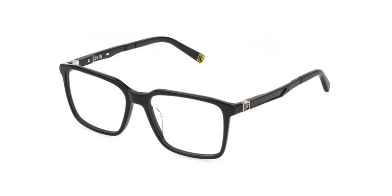 Fila, eyeglasses (VFID09), color: SHINY BLACK, 55/17/145, (Male)