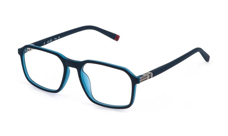 Fila, eyeglasses (VFID15), color: MATT BLUE, 54/18/145, (Male) - Image 1
