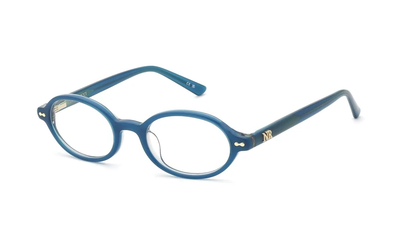 Nina Ricci, eyeglasses (VNR466), color: TURQUOISE TOP+CRYSTAL, 50/20/140, (Female)