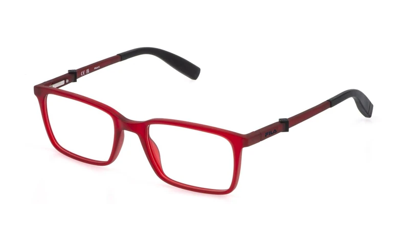 Fila, gafas de vista (VFID43L), colour: matt transparent red, 50/18/135, (junior)