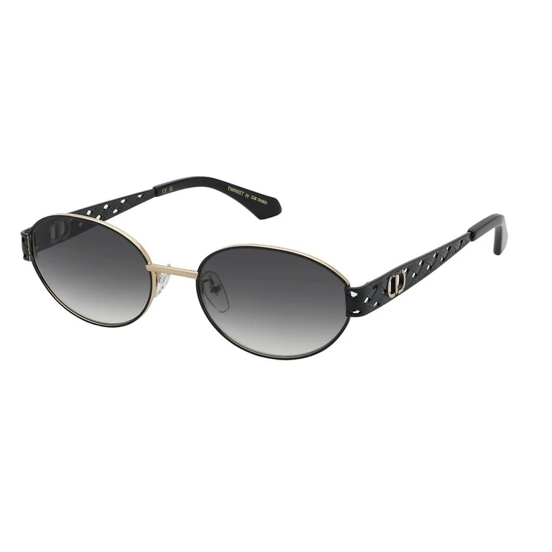 Twinset, Floor gafas (STW108N), color: SH.ROSE GOLD W/BLACK PARTS (SMOKE GRADIENT), 54/18/140, (Female) - Image 1