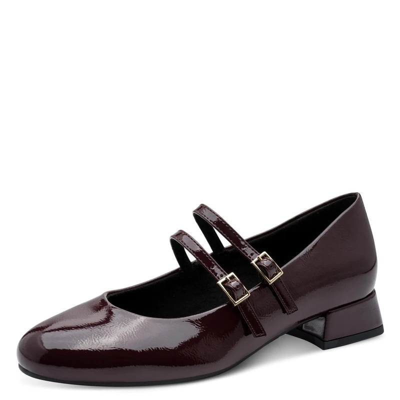 Marco Tozzi Women's Court Shoes 2-22209-44, Bordeaux Pat, 4 UK