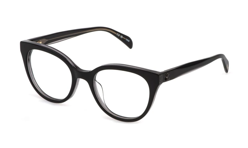 Tous, gafas de vista (VTOD31), colour: shiny black/clear grey, 52/20/140, (female)