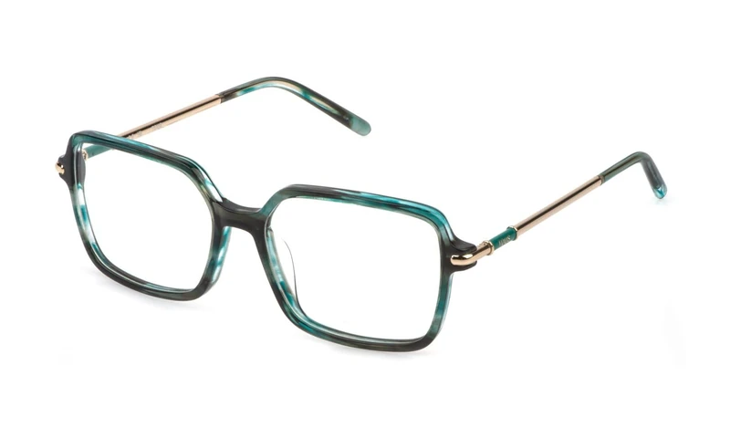 Tous, gafas de vista (VTOD33), colour: shiny striped green/blue, 55/16/140, (female)
