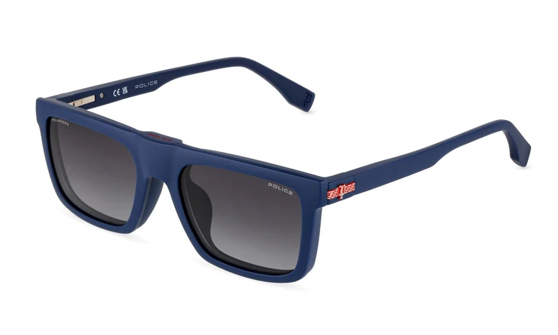 Police, gafas de vista (UK180), colour: matte full blue (smoke gradient), 50/17/140, (junior) - Image 1
