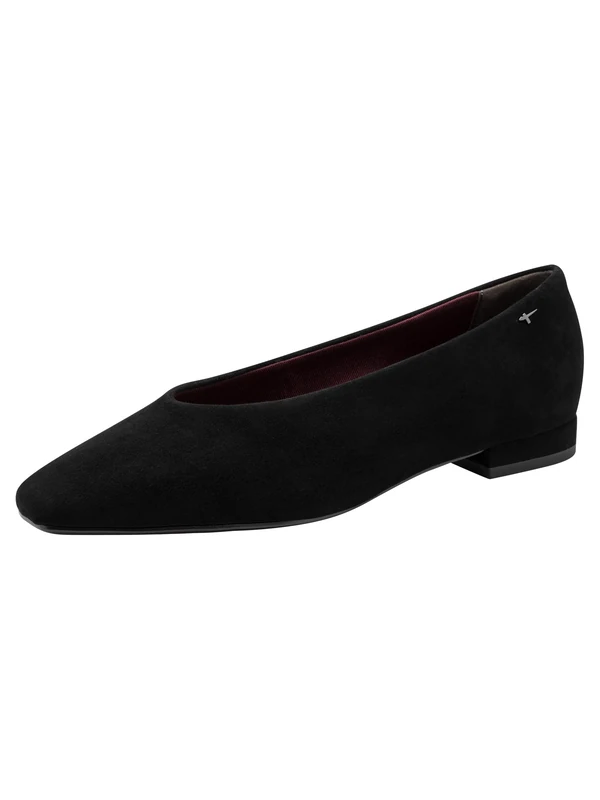 Tamaris Women's Flat Ballet Flats, Black, 38
