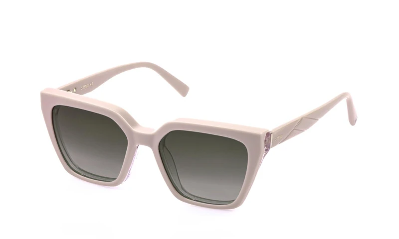 Sting, eyeglasses (USJ762), color: SHINY GLITTERY PINK (GREEN GRADIENT), 50/16/135, (Junior) - Image 1