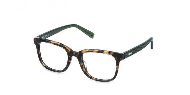 STING VSJ755 Avana marrone/giallo lucida 48/19/135 JUNIOR Eyewear Frame
