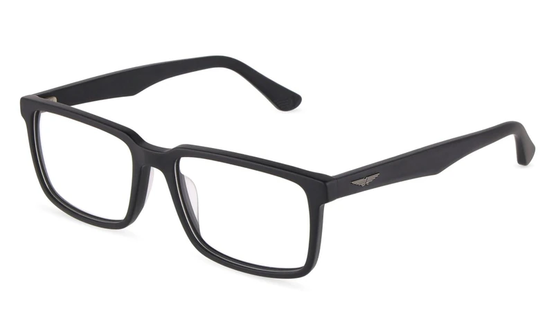 Police, eyeglasses (VPLN17), color: MATT/SANDBLASTED BLACK, 54/17/145, (Male)
