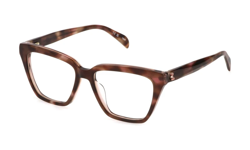 Tous, gafas de vista (VTOD32), colour: pink Havana + transparent pink, 53/16/140, (female) - Image 1