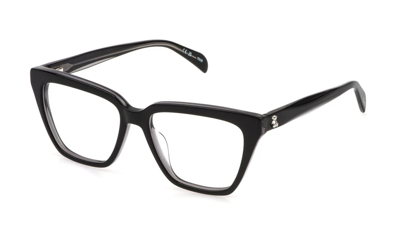 Tous, eyeglasses (VTOD32), color: SHINY BLACK/CLEAR GRAY, 53/16/140, (Female) - Image 1