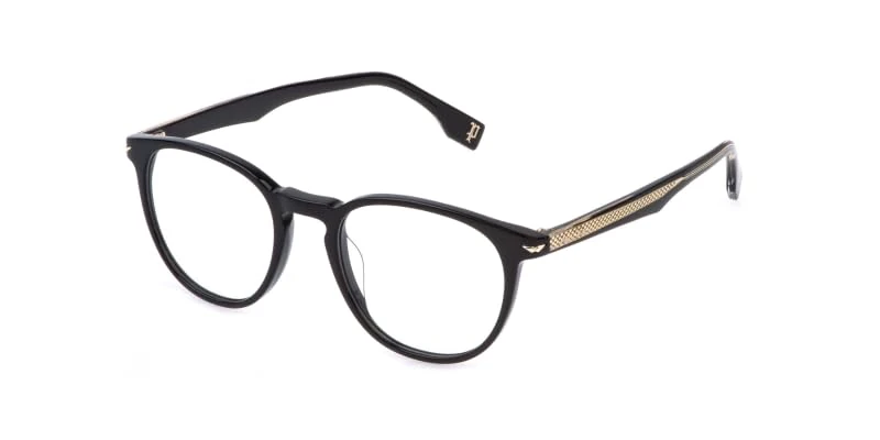 Police, eyeglasses (VPLG72E), color: MATT/SANDBLASTED BLACK, 50/19/145, (Male)