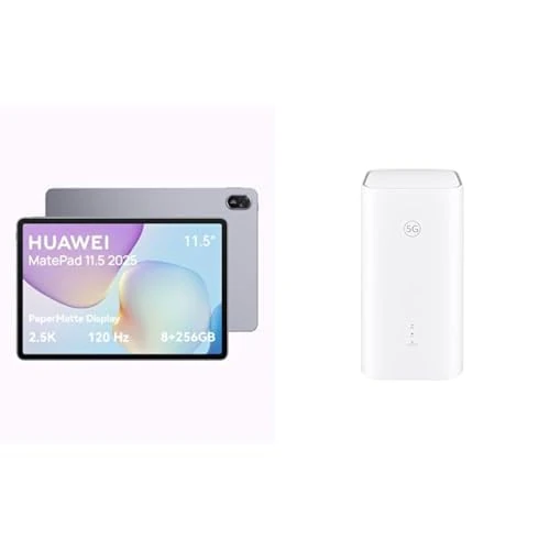 HUAWEI Seamless Entertainment & Internet Package MatePad 11.5 2025 + Brovi 5G CPE 5s, 2.5K 120Hz Eye Comfort PaperMatte Display, 8+256GB, 10100 mAh Battery, 40W SuperCharge, WiFi 6