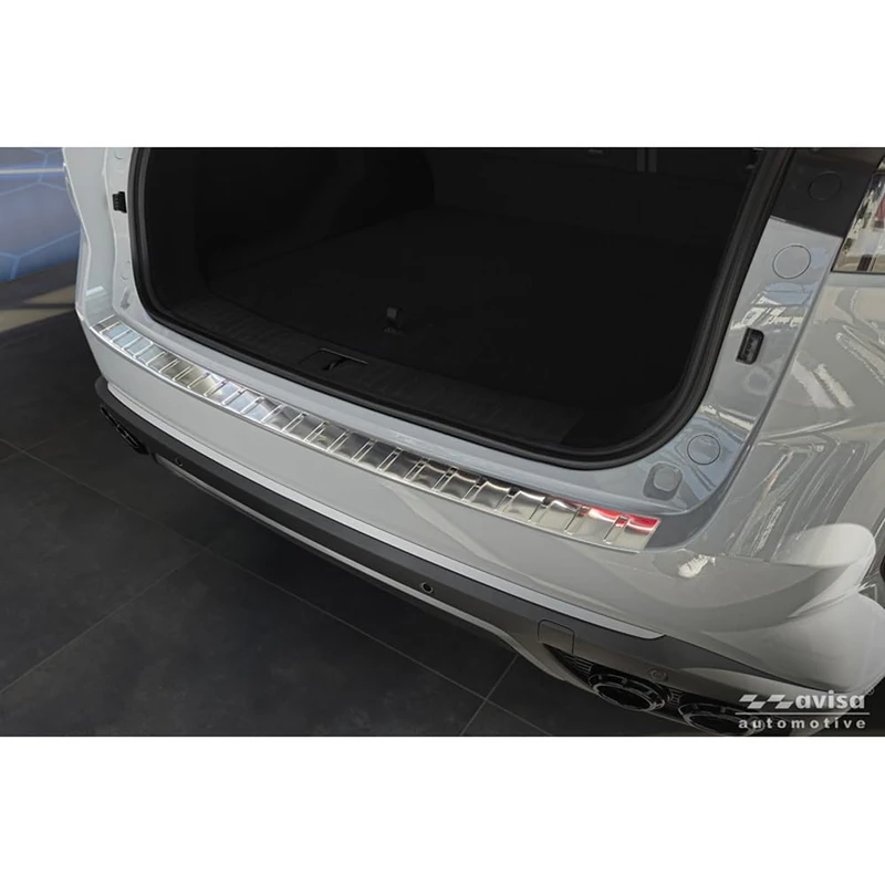 Avisa Stainless Steel Rear Bumper Protector compatible with Omoda 9 2025- - Silver