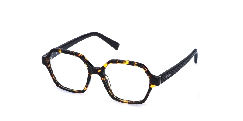 Sting, eyeglasses (VSJ756), color: SHINY YELLOW HAVANA, 50/16/135, (Junior)