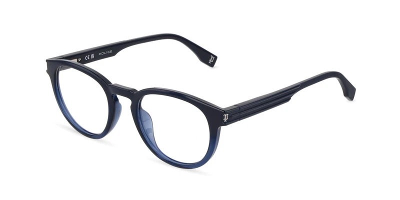 Police, glasses (VPLU54), color: FULL BLUE GRAD.TRANSP.BLUE, 49/21/150, (Male)