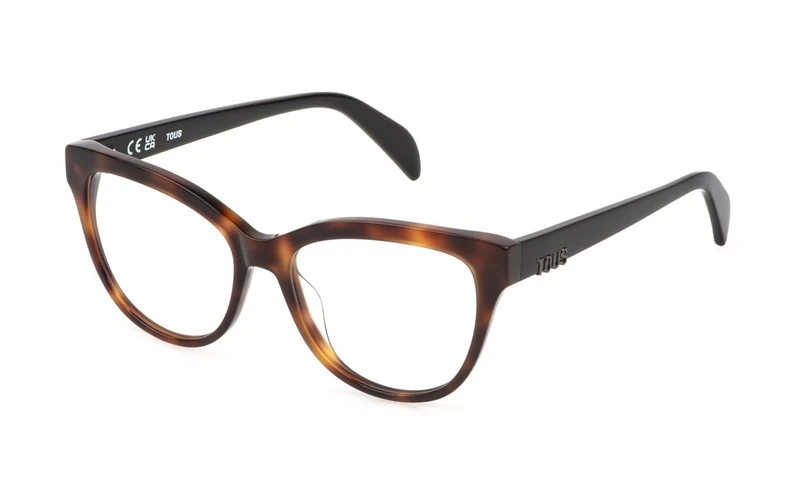 Tous, glasses (VTOD40), color: SHINY DARK HAVANA, 53/16/140, (Female) - Image 1