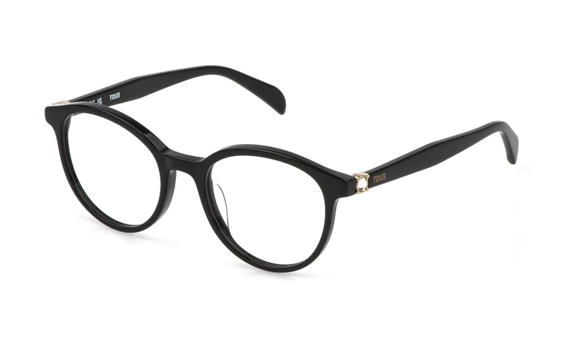 Tous, eyeglasses (VTOD38S), color: SHINY BLACK, 50/19/140, (Female)