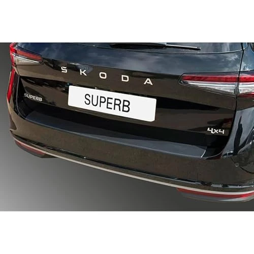 RGM ABS Rear bumper protector compatible with Skoda Superb IV Kombi 2024- Black