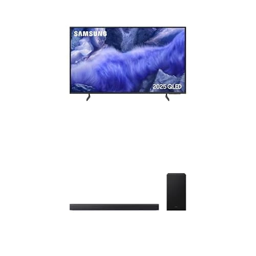 Samsung 55" QLED QEF1 Smart TV with B46CF Soundbar