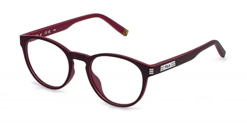 Fila, eyeglasses (VFID07), color: BORDEAUX/RED, 51/20/145, (Male)