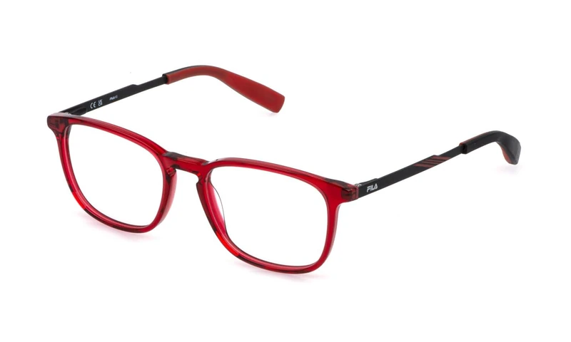 Fila, gafas de vista (VFID45L), colour: shiny transparent red, 50/17/135, (junior)