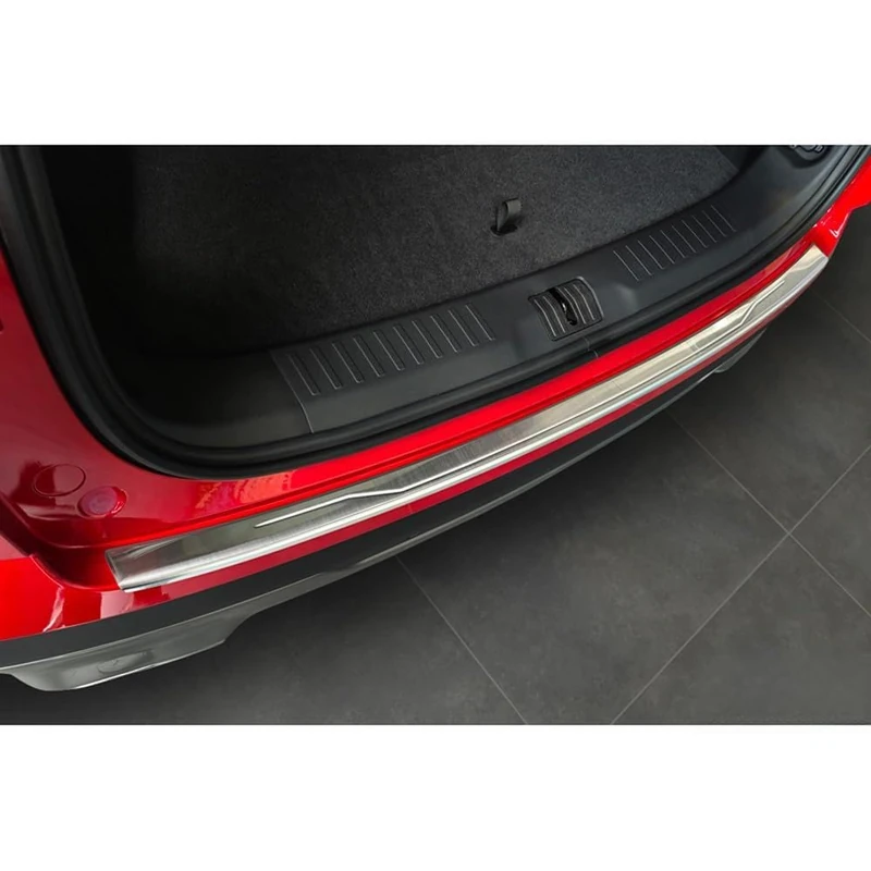 Avisa Stainless Steel Rear Bumper Protector compatible with Jaecoo J7 2024- - Silver