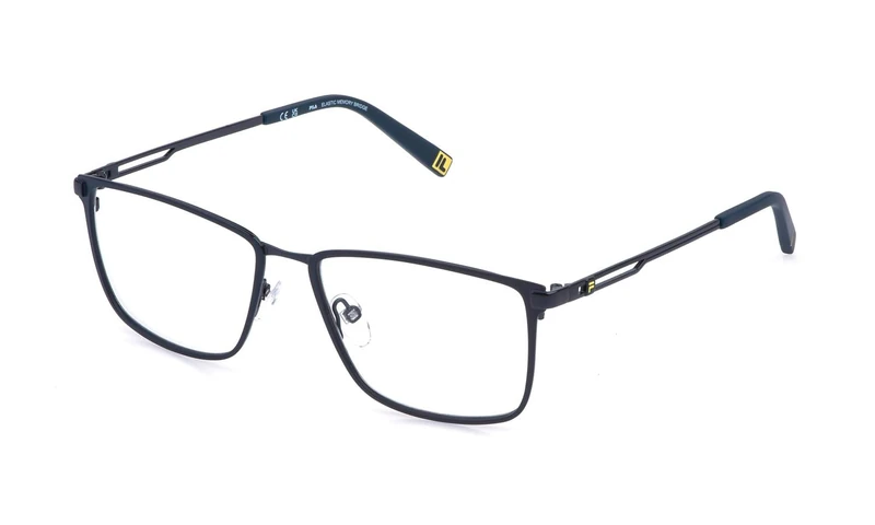 Fila, eyeglasses (VFID17), color: SHINY NIGHT BLUE WITH MATT PARTS, 54/17/145, (Male)