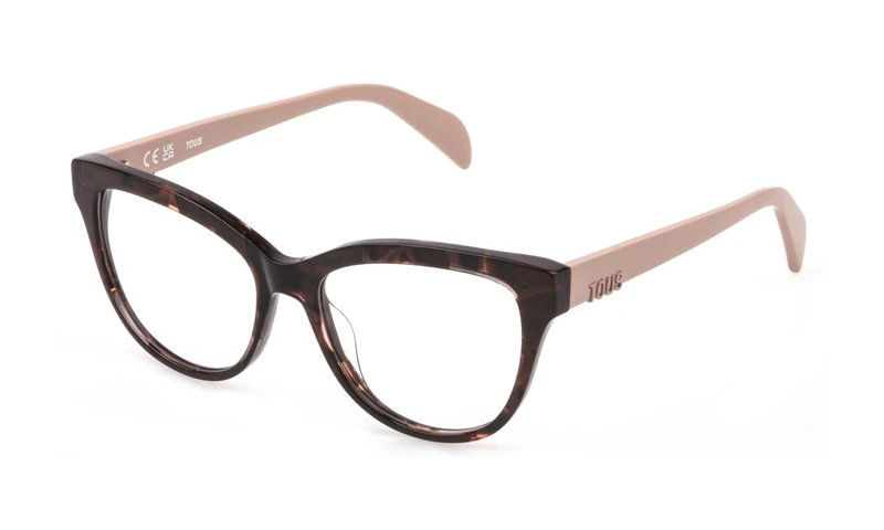 Tous, glasses (VTOD40), color: BROWN/PINK HAVANA, 53/16/140, (Female) - Image 1