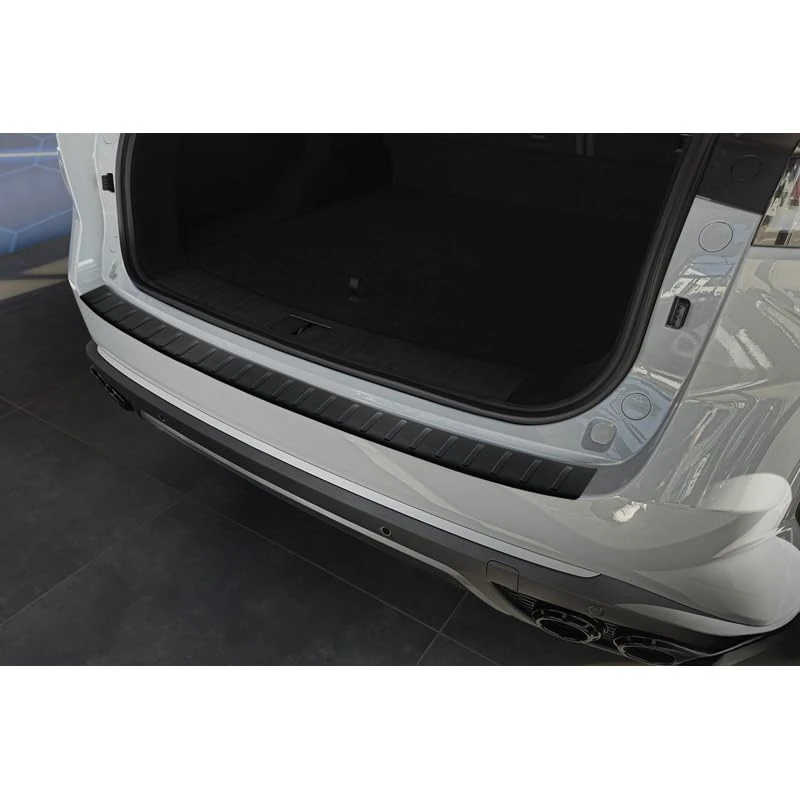 Avisa Stainless Steel Rear Bumper Protector compatible with Omoda 9 2025- - Matt Black - Image 1