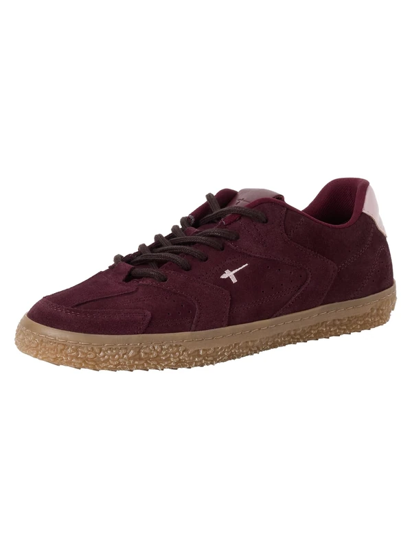 Tamaris Women's Low Flat Trainers, Red (Bordeaux Comb), 40