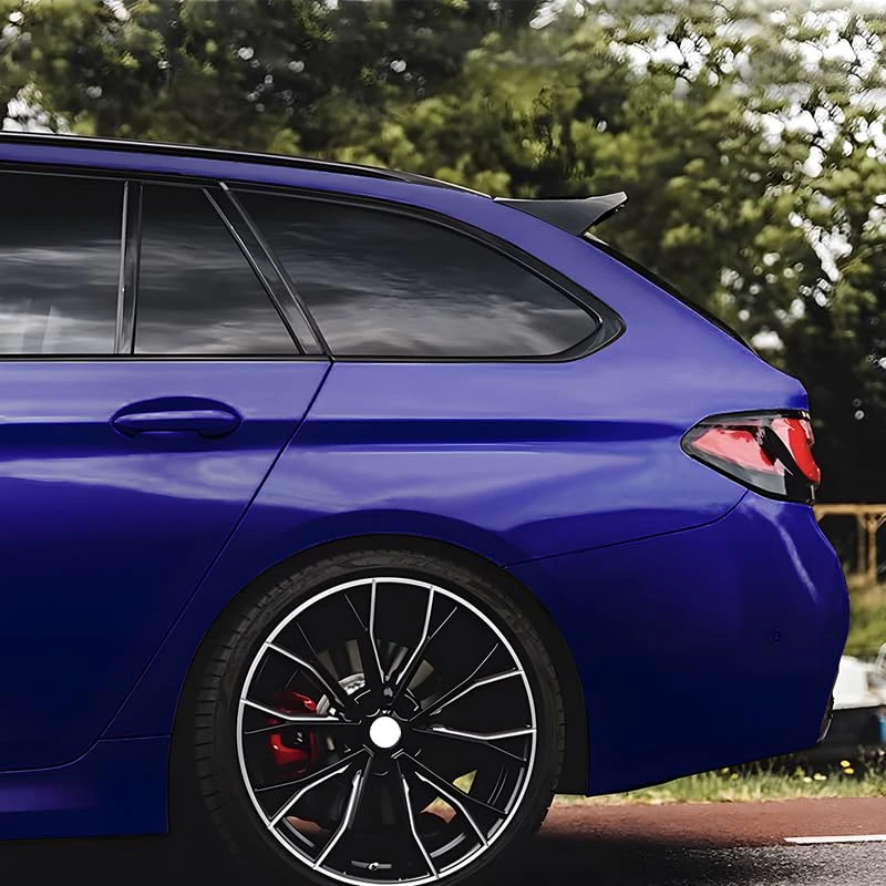 AutoStyle Roof spoiler (Spoiler Cap) compatible with BMW 5-Series G31 Touring 2017-2024 (ABS Glossy Black)